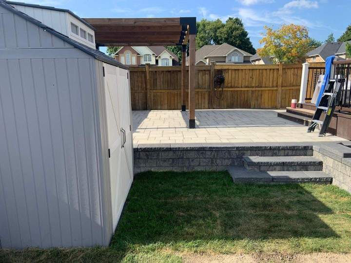 Paved patio Oshawa