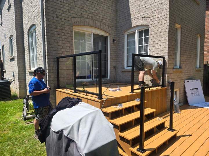 Building a wooden deck Oshawa