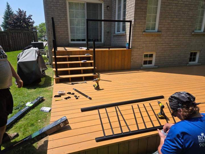 Building a wooden deck Oshawa