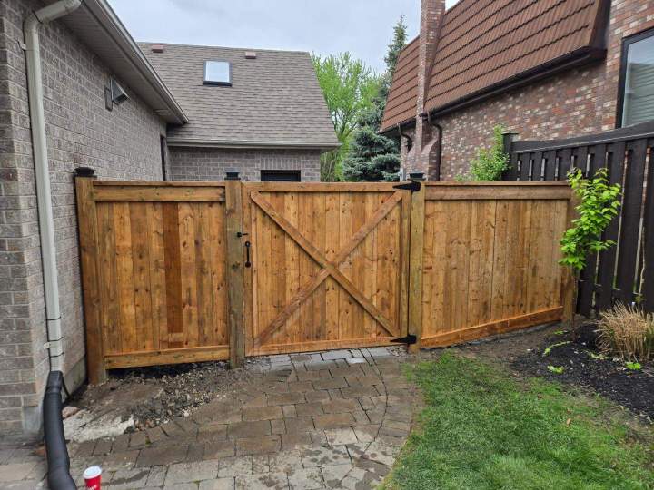 Wooden fence Oshawa