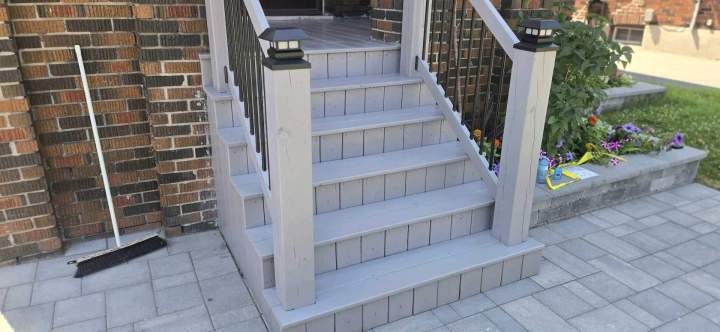 Stone-paved staircase Oshawa